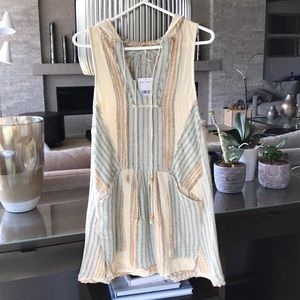 Free People hooded dress/coverup